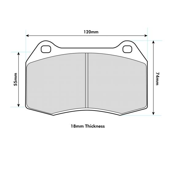 PBS NISSAN Skyline R33 GTR / R34 performance brake pads 0904