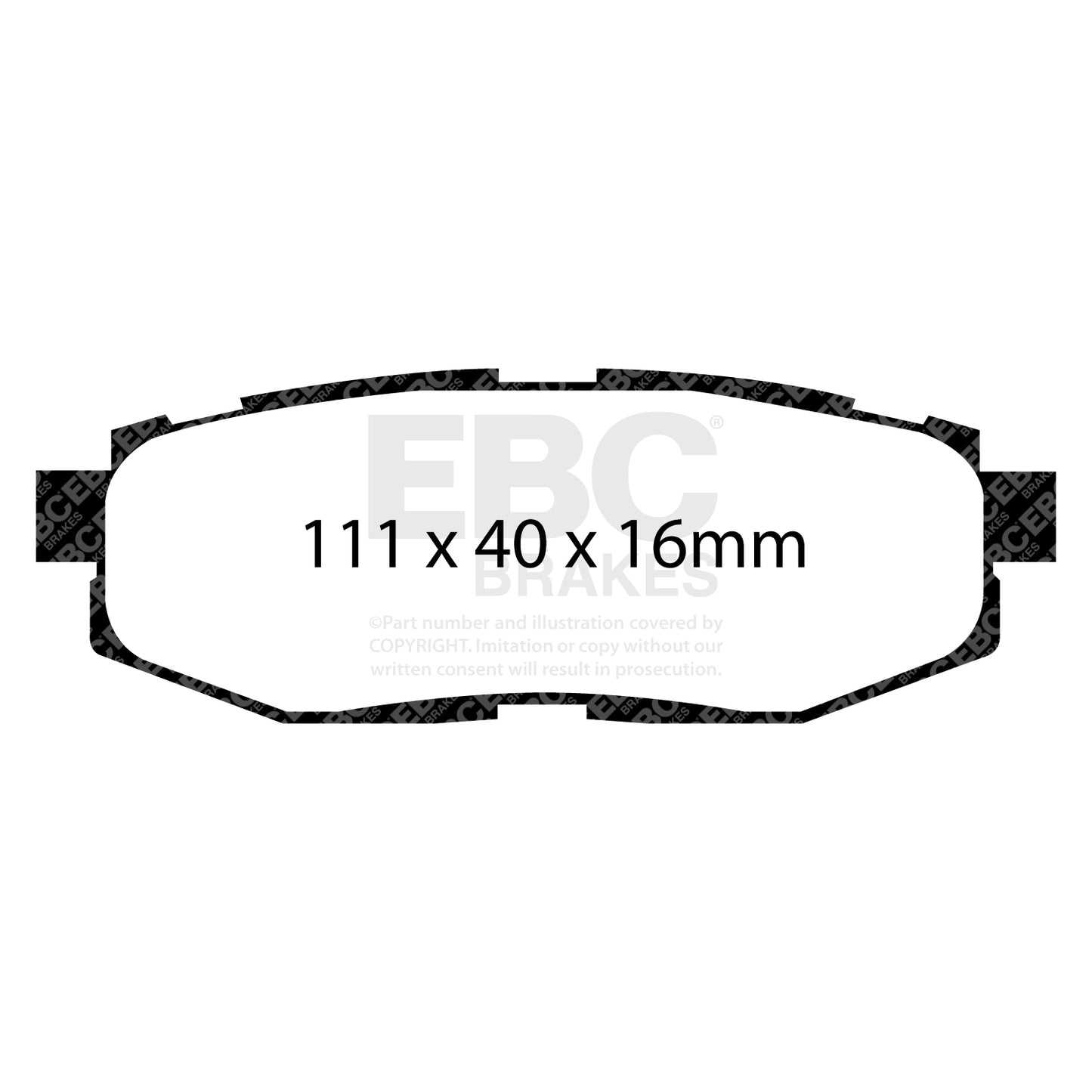EBC Rear Ultimax Brake Pads Toyota GR86 - 2022-2024