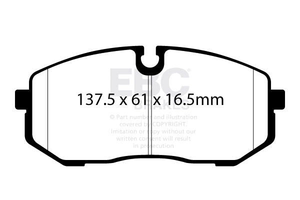 EBC Front RP-X Full Race Brake Pads Hyundai i20 N - 2021-