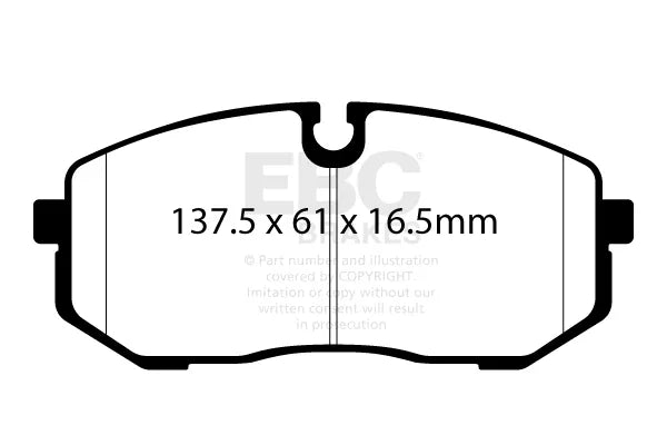 EBC Front RP-X Full Race Brake Pads Hyundai i20 N - 2021-