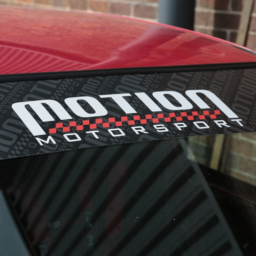 Motion Motorsport Windscreen Sun Strip Banner