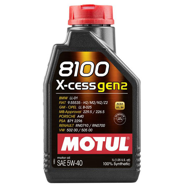 Motul 8100 X-Cess Gen2 5W40