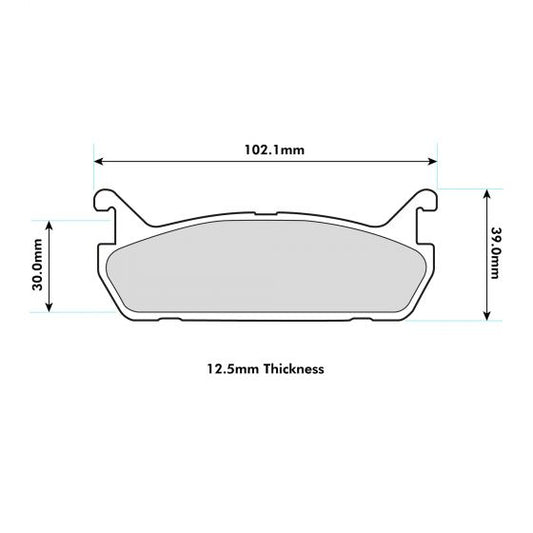 PBS Mazda MX5 (NA) 1.6 115HP (1990-1993) Rear Pads 1180