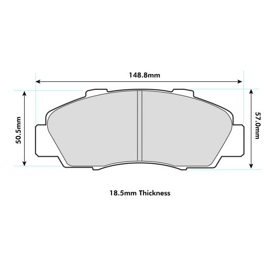 PBS Honda Accord Front Performance Brake Pads 1206