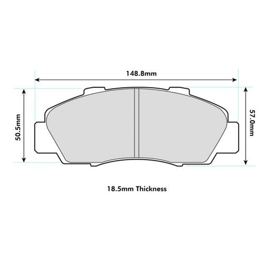 PBS Honda Accord Front Performance Brake Pads 1206