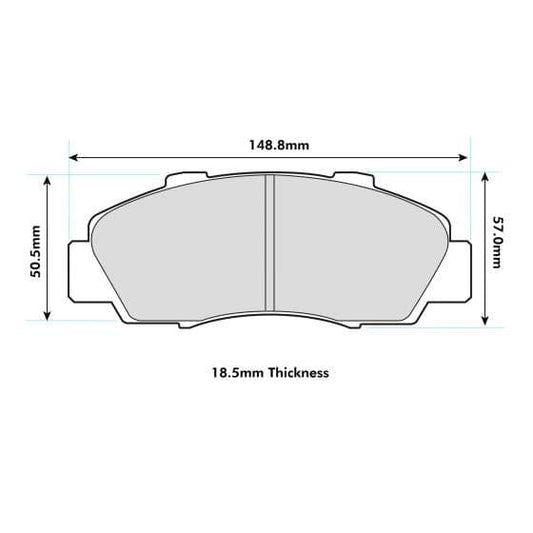 PBS Honda Integra DC2 Front Performance Brake Pads 1206
