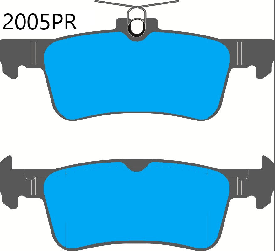 PBS FIESTA Mk 8 1.5 ST ECOBOOST Rear Performance Brake Pads 2005