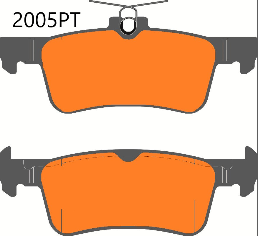 PBS FIESTA Mk 8 1.5 ST ECOBOOST Rear Performance Brake Pads 2005