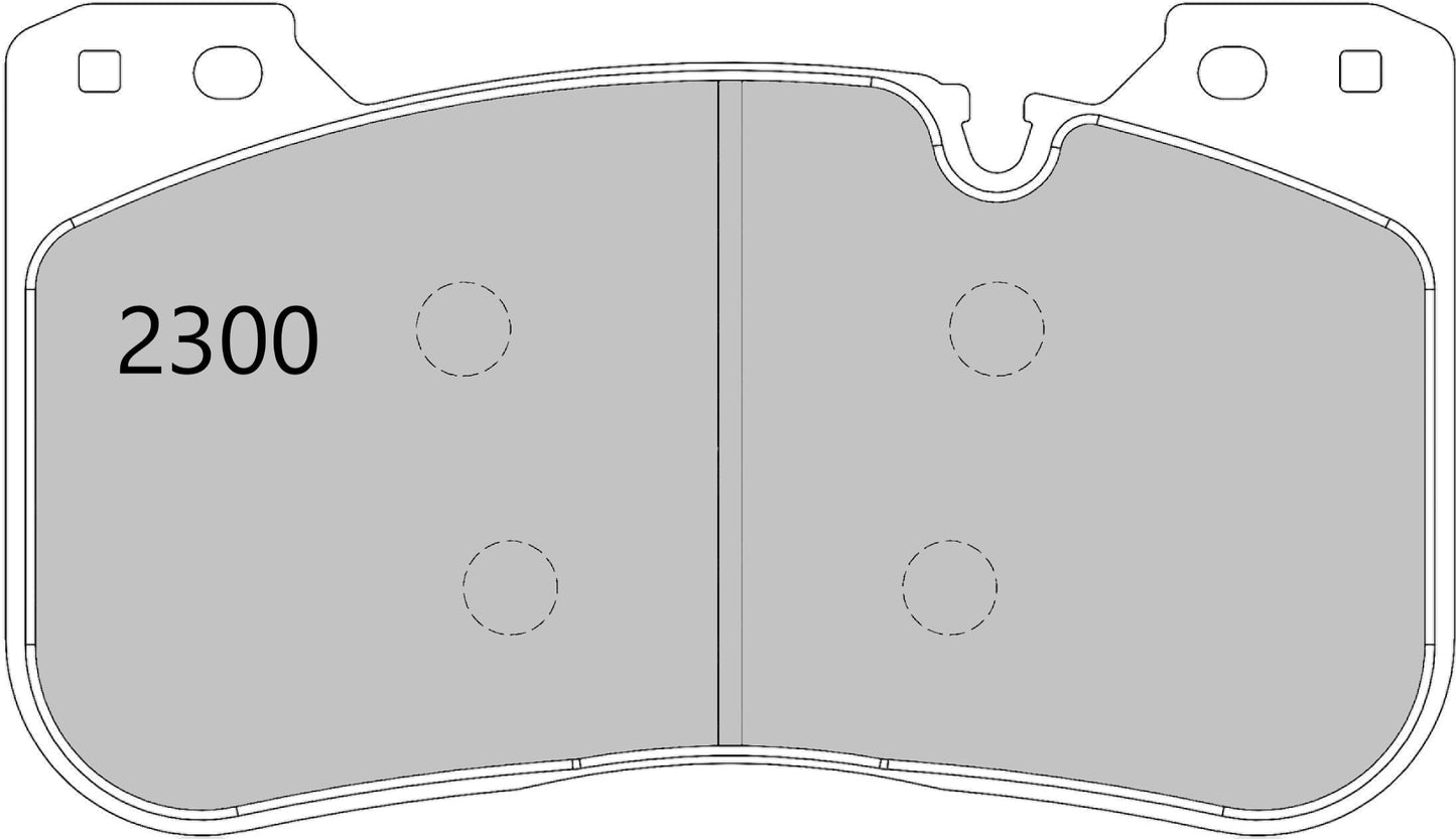 PBS BMW G82 M4 Front Performance Brake Pads 2300 only for 395mm disc cars