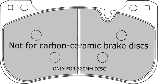 PBS BMW G82 M4 Front Performance Brake Pads 2301 - ONLY FOR 380mm DISC