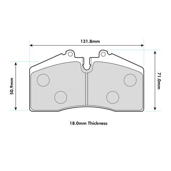 PBS Stoptec ST40/45 Front Performance Brake Pads 0439