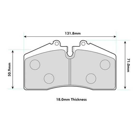 PBS Stoptec ST40/45 Front Performance Brake Pads 0439