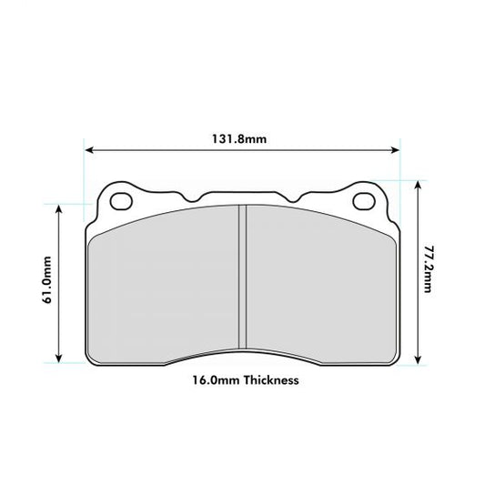 PBS TT (8J3) (8J9) 2.5 RS quattro TFSI Front Performance Brake Pads 8017 (09-14)