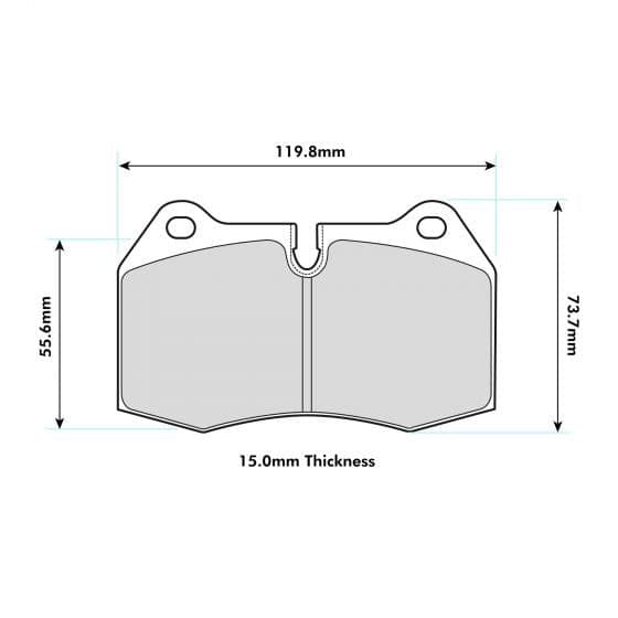 PBS Honda Integra DC5 Front Performance Brake Pads 8071