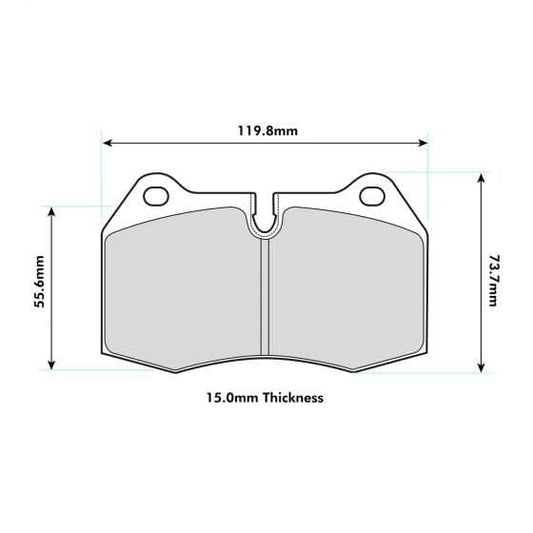 PBS Honda Integra DC5 Front Performance Brake Pads 8071