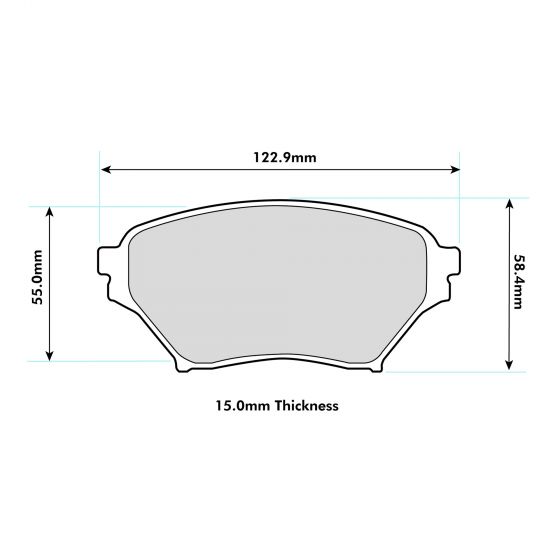 PBS Mazda MX5 (NB) - SVT Sport / MazdaSpeed Front Performance Brake Pads 8182