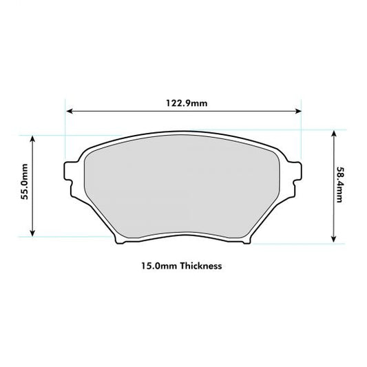 PBS Mazda MX5 (NB) - SVT Sport / MazdaSpeed Front Performance Brake Pads 8182