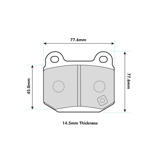 PBS NISSAN  350Z  3.5 V6 24V Rear Pads 8198