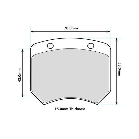 PBS Lynk and Co TCR Performance Brake Rear Pad 0820