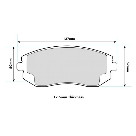 PBS SUBARU BRZ Front PBS Performance Brake Pads 8222