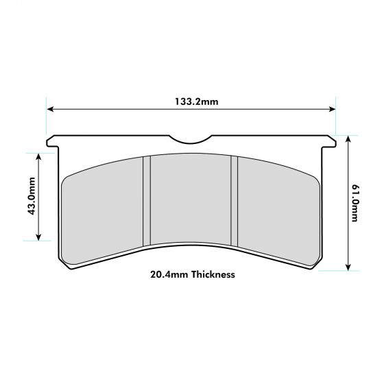 PBS Willwood Brake Pads To Fit AP Racing CP8350   Wilwood Billet Superlite Calipers 8274PR