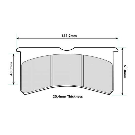 PBS Willwood Brake Pads To Fit AP Racing CP8350   Wilwood Billet Superlite Calipers 8274PR