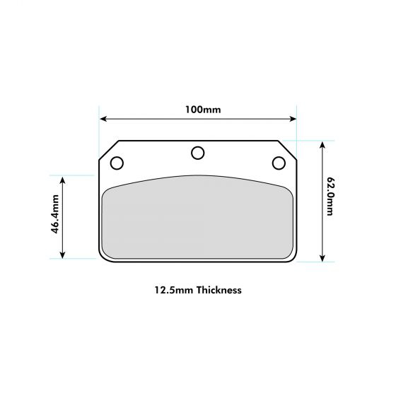 PBS Willwood  Pads To Fit Wilwood Dynalite Centre  Pin Calipers 8286PR