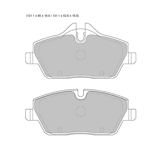 PBS BMW 1 series E87 118i CC 1800 KW 95 PBS front Pads 8403