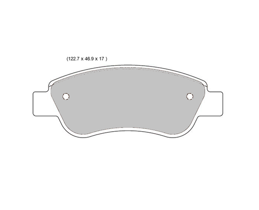 PBS City Car Cup Aygo Front Performance Brake Pads 8419