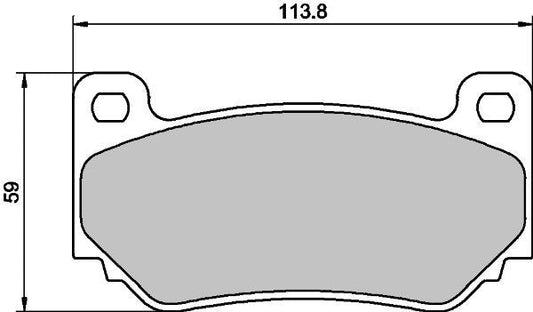 PBS Lotus Exige Front Performance Brake Pads 8447