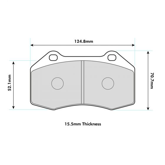 PBS ALFA ROMEO C4 Brembo Caliper Performance Brake Pads 8541