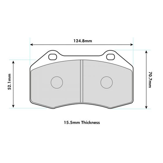 PBS Renault Megane II R26 Front Performance Brake Pads Brembo Caliper 8541