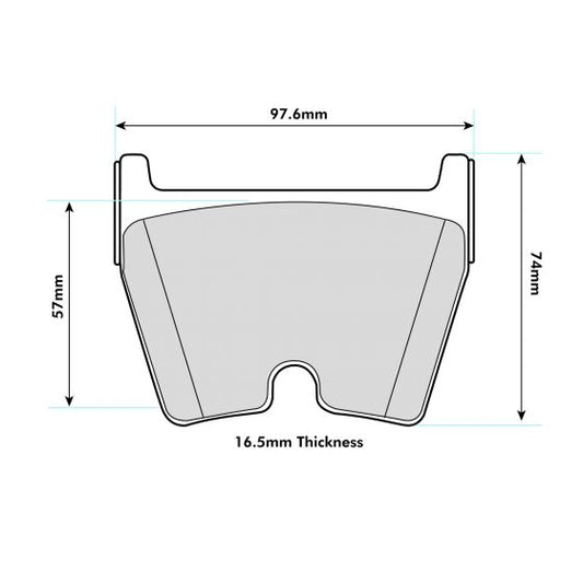 PBS A3 Sportback (8VA, 8VF) RS3 Quattro 2015 PBS Front Performance Brake Pads 8580