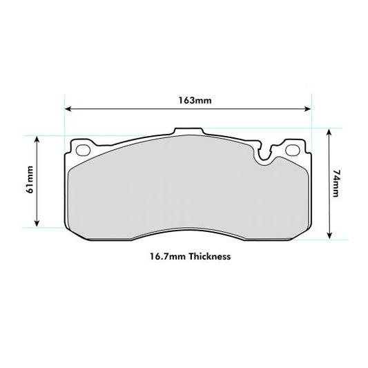 PBS BMW 1 (E82)-135i Coupe  PBS Prorace front Pads 8594PR  pads