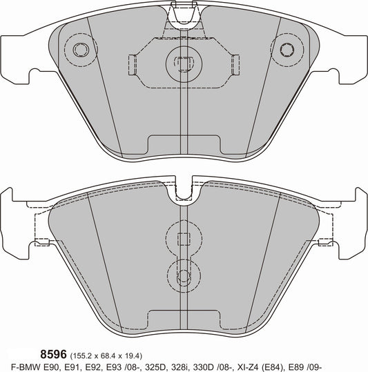 PBS BMW E91 (2005-2012)  325d, 335D / 330d, 330i & xDrive 335i & xDrive 8596