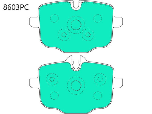 PBS BMW  M6 (F06,F13,F12) Rear Performance Brake Pads 8603