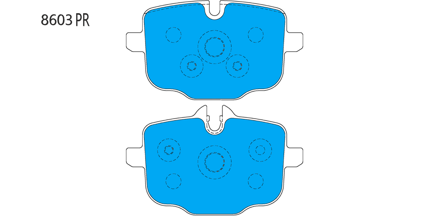 PBS BMW  M5 (F10, F18) Rear Performance Brake Pads 8603