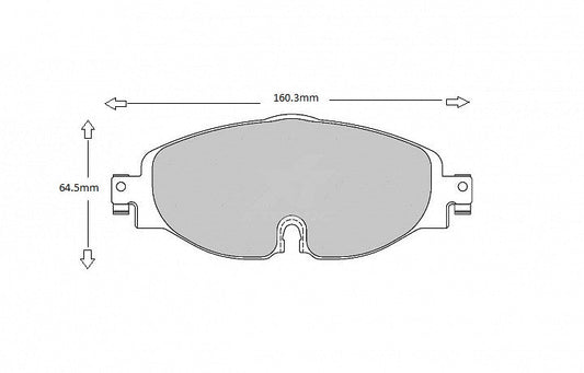 PBS SEAT LEON PBS Performance Brake Pads 2012> on 8638
