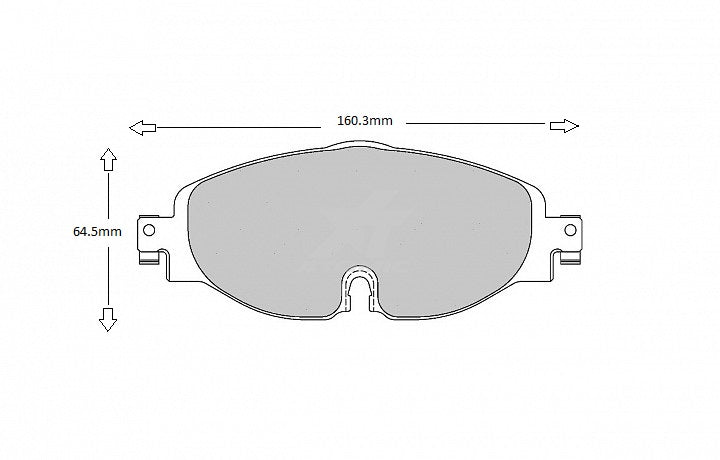 PBS Audi TT TT (FV3) (FV9) PBS Performance Brake Pads 2014>on 8638