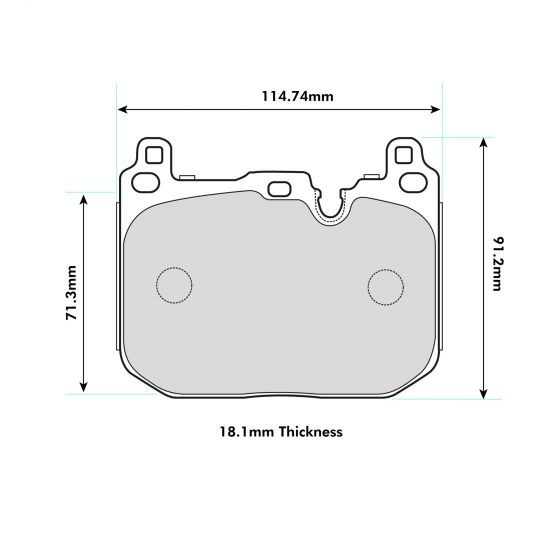PBS BMW i8 Front Performance Brake Pads 8685