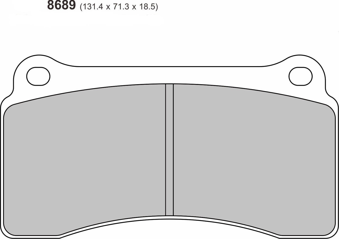 PBS Nissan Skyline Rear Performance Brake Pads 8689