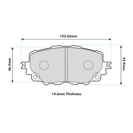 PBS MX5 MK4 Front ProRace Pads 2015>now  8745PR