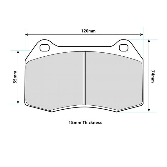 PBS NISSAN Skyline R33 GTR / R34 performance brake pads 0904