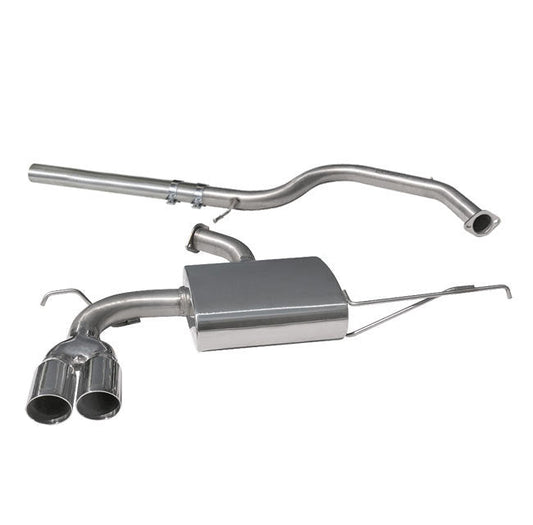 Audi A3 (8P) 2.0 TDI 170PS (2WD) (3 Door) Twin Tip Cat Back Performance Exhaust