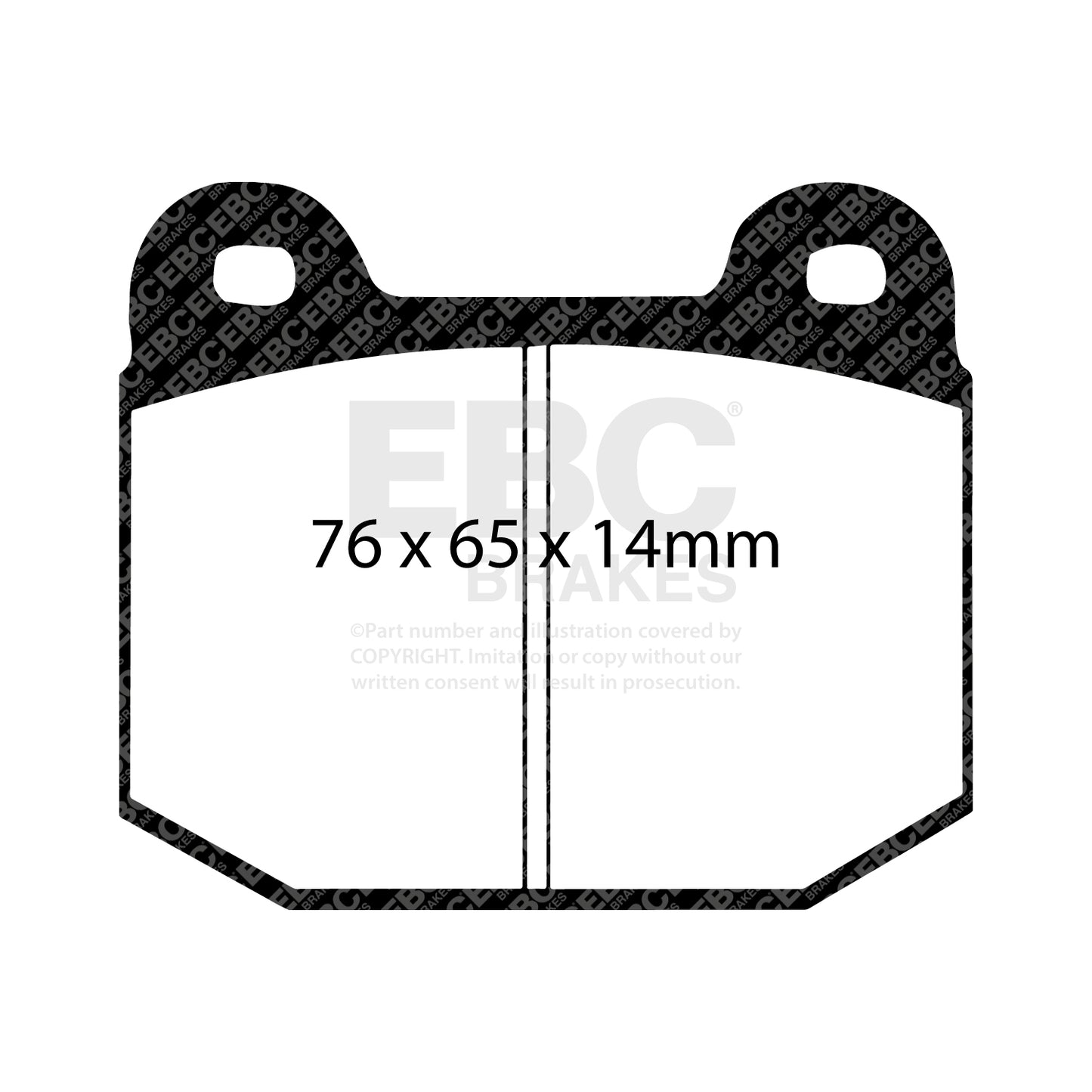 EBC Rear Greenstuff 2000 Brake Pads Toyota GT86 TRD - 2018-2021