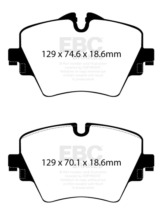 EBC Front Greenstuff 2000 Brake Pads Toyota GR Supra  - 2019-