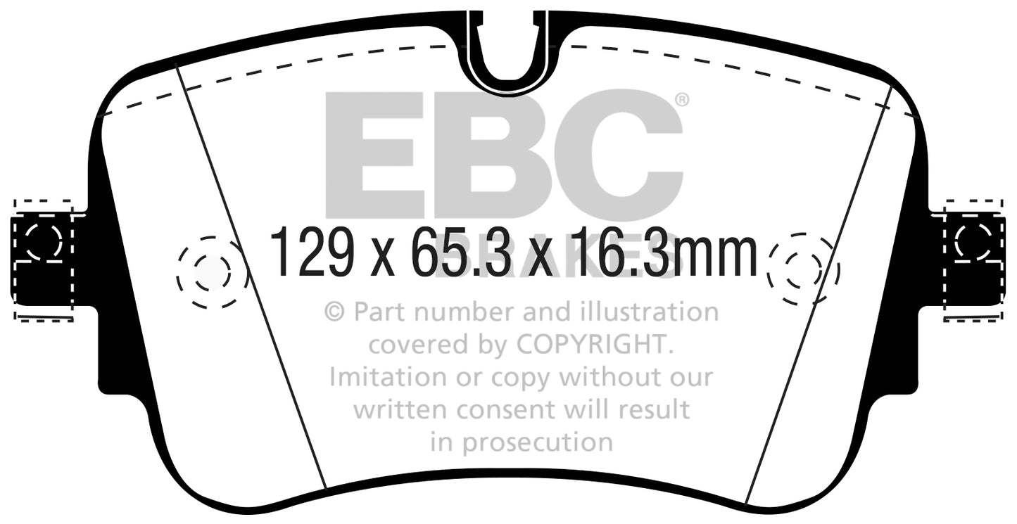 EBC Rear Yellowstuff Brake Pads Audi S6 C8 - 2019-2020