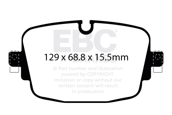 EBC Rear RP-1 Full Race Brake Pads Audi RS6 C8 - 2019-2022