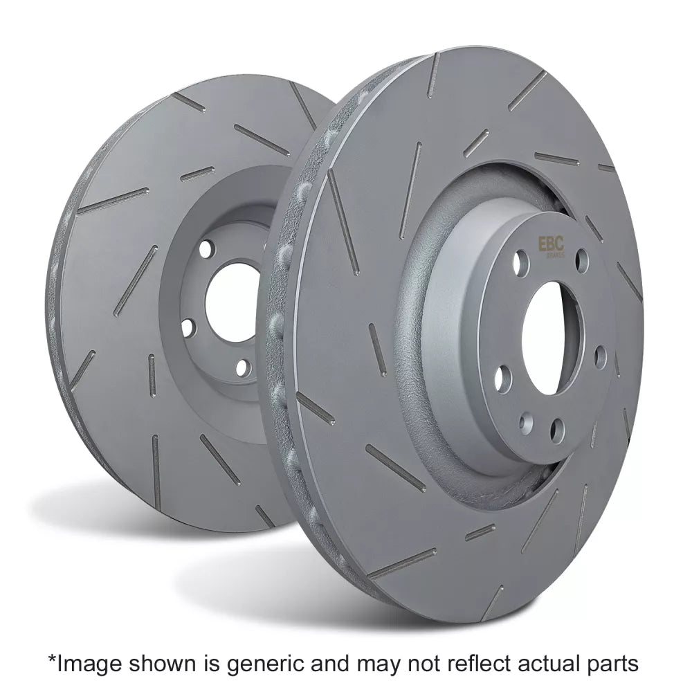 EBC Rear Ultimax Grooved USR Discs Volkswagen Golf GTI Mk7 - 2013-2017