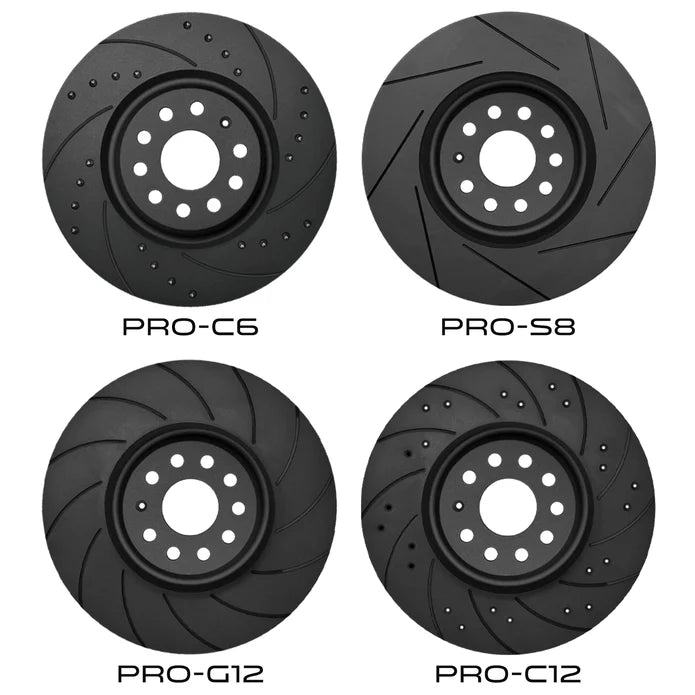 ProBite Volkswagen Golf GTI MK7 Rear 300mm Solid Performance Brake Discs